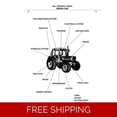 KUBOTA M5950_CAB PARTS MANUAL KUBOTA M5950_CAB PARTS MANUAL